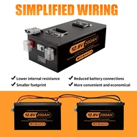 Batterie LiFePO4 neuve en stock UE, 12V 100Ah 200Ah 300Ah 400Ah, avec BMS intégré, cellules de qualité A, plus de 6000 cycles, pour onduleur solaire et camping-car 4