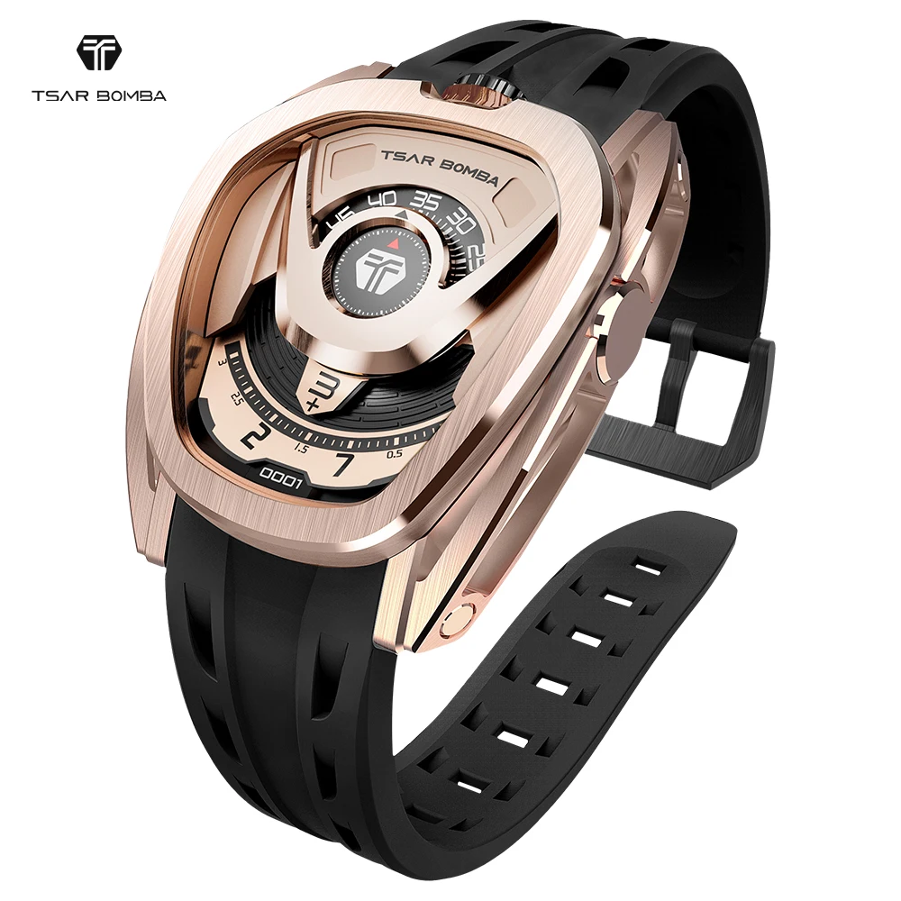 TSAR BOMBA Chivalry 8213 ensemble de montre mécanique pour hommes montre automatique pour hommes étanche 100M montre-bracelet interchangeable