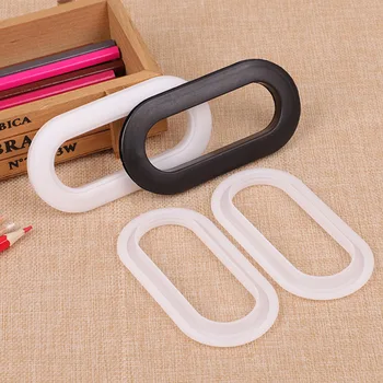 100pcs Plastic Buckle Carrying Handle Grip Buckles for Corrugated Carton Paper Storage Box PP Ring Groove 5mm 1