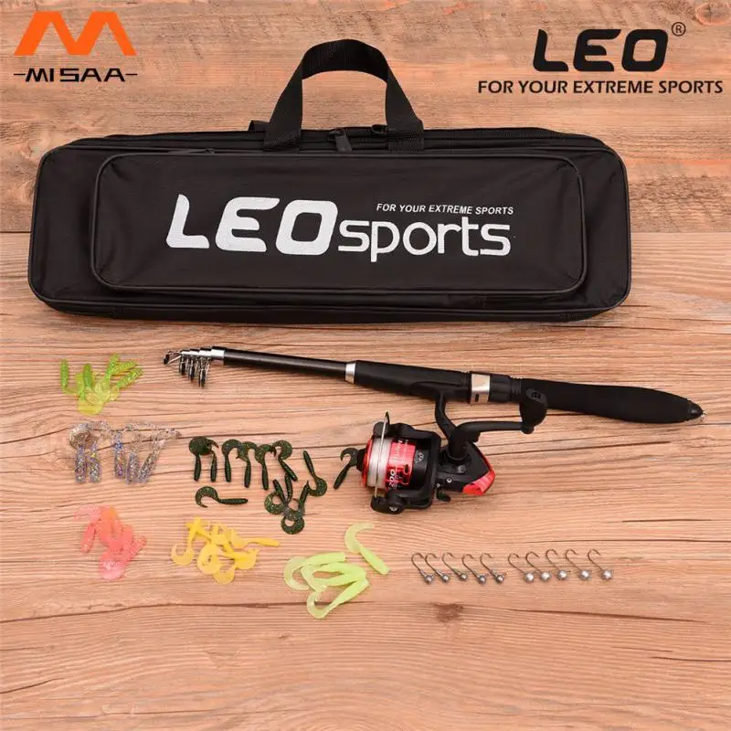 For Beginners In Fishing Fishing Rod Fishing Reel Set Fishing Gear Bag Leo  Fishing Gear Set Luya Set Small Dragon Fishing Rod - AliExpress