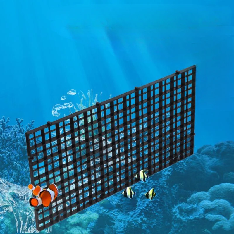 Filtro Per Acquario Fondo Isolato Pannello Pesce Durevole Plastica Griglia Per Pesci Supporto Per Divisori Griglia Divisoria Netta