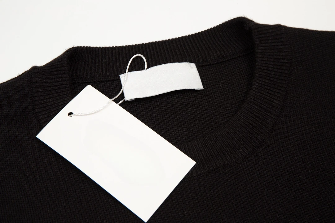 2023 New Luxury brand Sweaters Men Women Slim Fit O-Neck Pullover Clothing Striped Wool Cotton Solid Autumn Winter Casual Coat