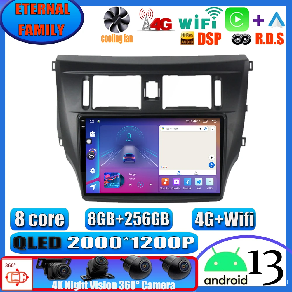 

For Great Wall Voleex Tengyi C30 2012 - 2014 9" Car Screen Android 13 Carplay Multimedia Video Player Navigation Stereo 4G DVD