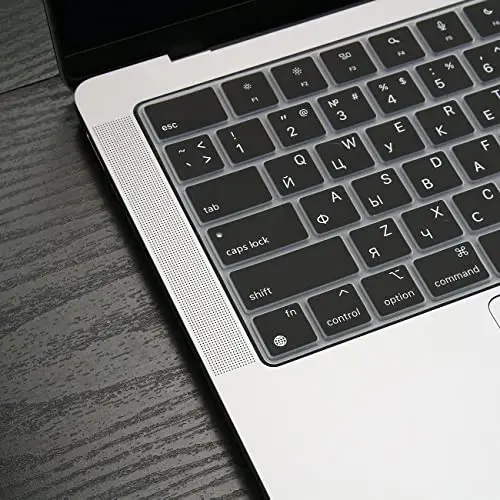 Russian Keyboard Cover Skin Protector for MacBook Neo Air/Pro - US ANSI Layout