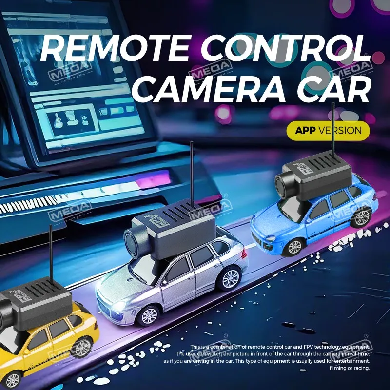 Wltoys 6401-C 1/64 FPV 미니 RC카 & 런웨이 매트 2.4GHz 1인칭 비전 자이로스코프 리모컨 자동차 HD 카메라 레이싱 장난감