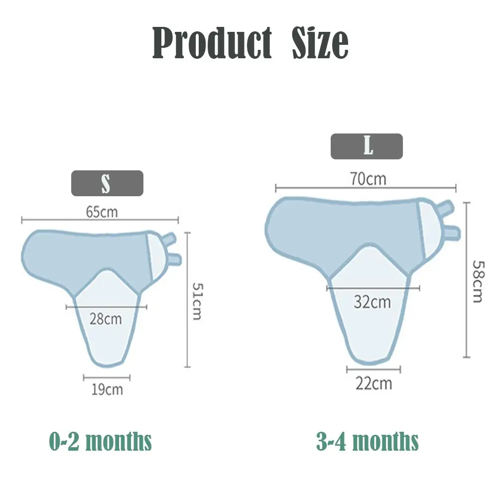 High Quaity Cotton Newborn Baby Swaddle Solid Color Anti-shock Newborn Infant Bags Soft Adjustable Blanket