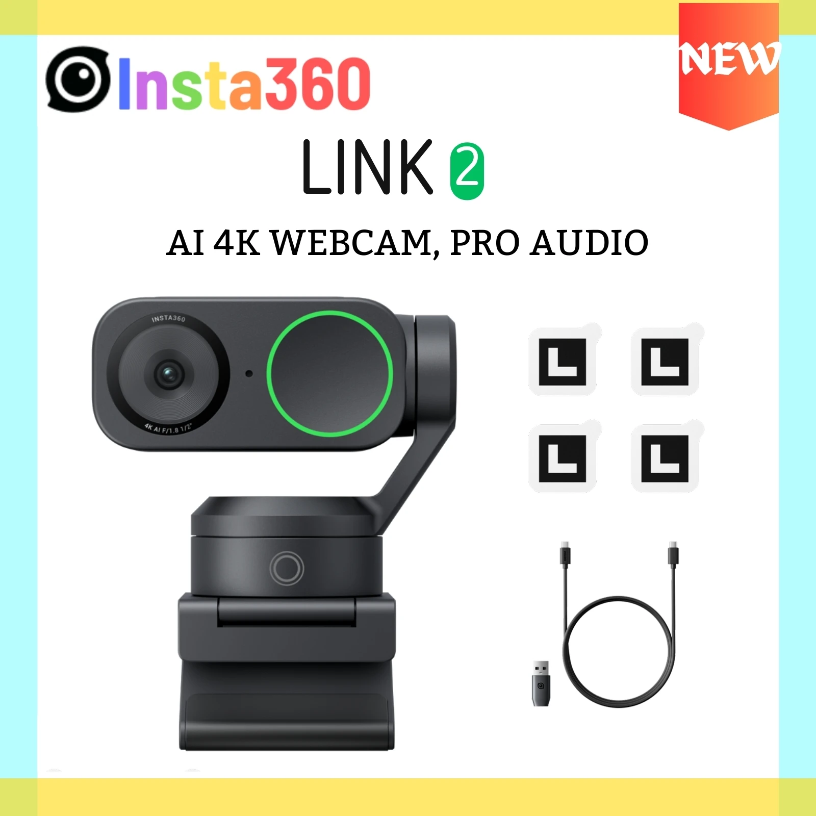 Insta360 Link 4Kウェブカメラ 2個セット 【公式通販】