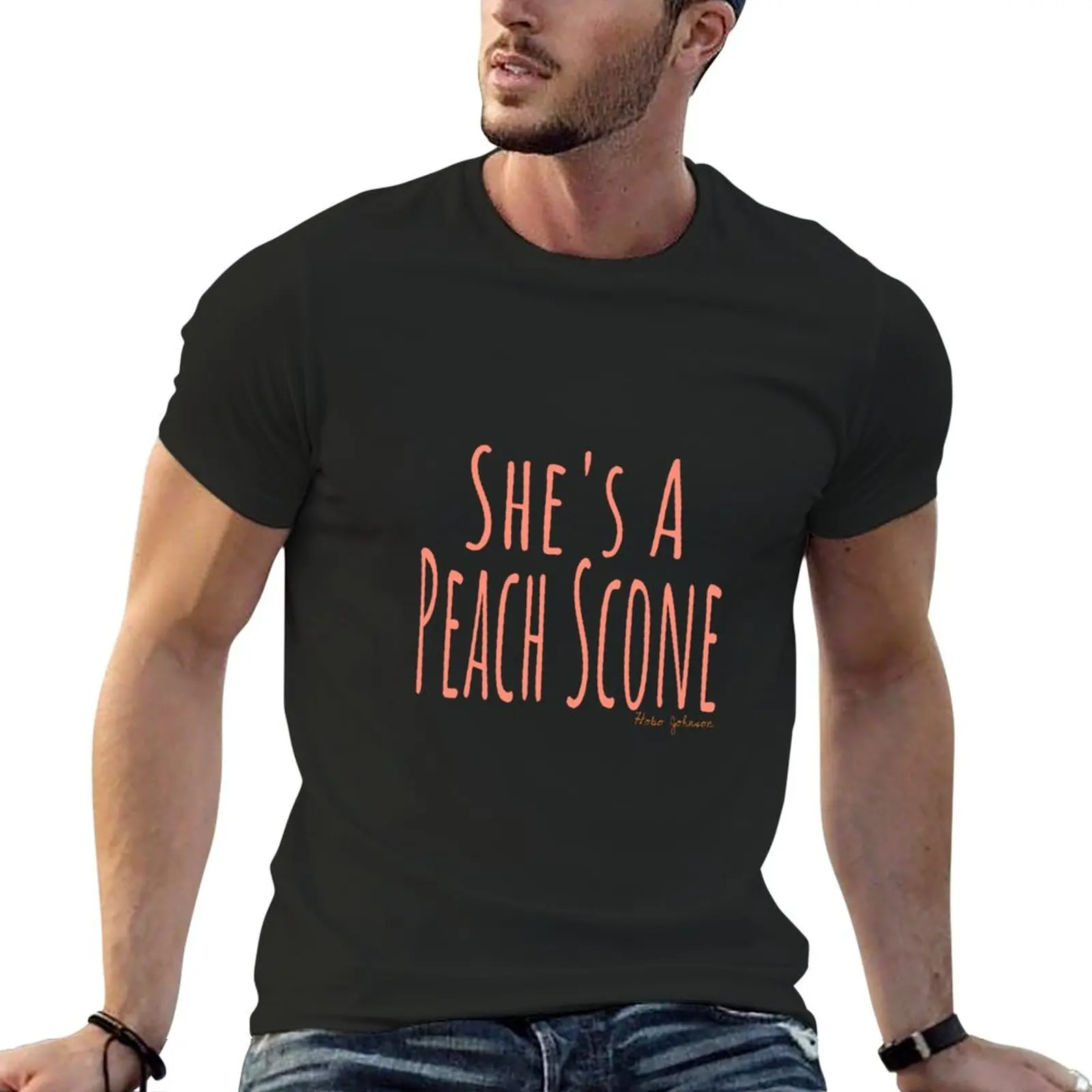 

She's a Peach T-Shirt funny t shirt shirts graphic tees custom t shirt kawaii clothes mens t shirt graphic