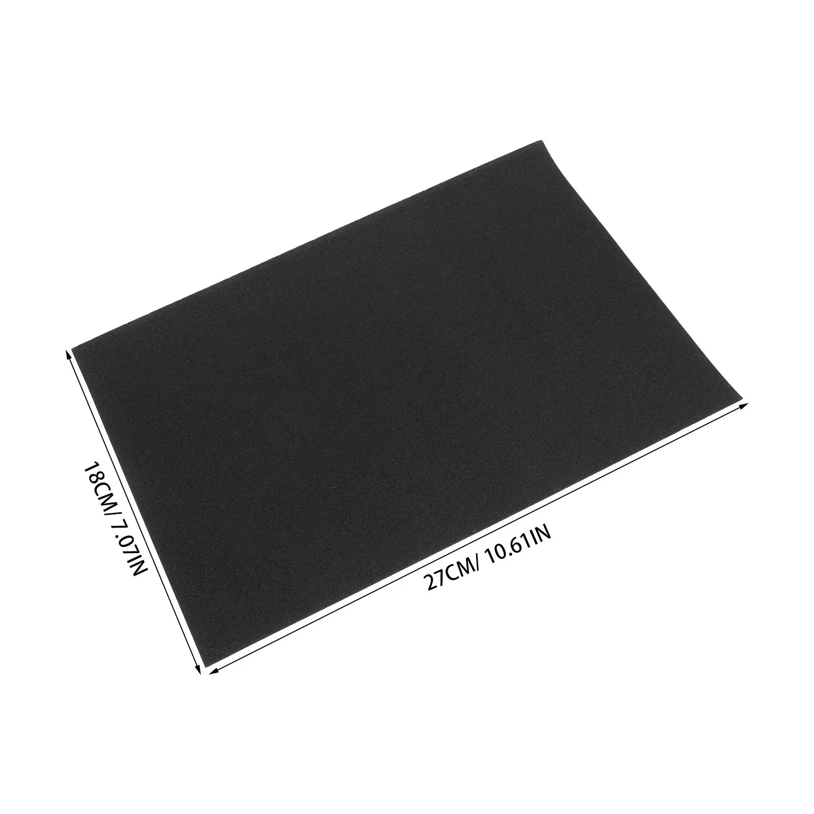 어린이를위한 10Pcs 다목적 검은 색 사포 시트 모래 그림 예술 오일 파스텔 그리기 낙서 공예 프로젝트 스케치