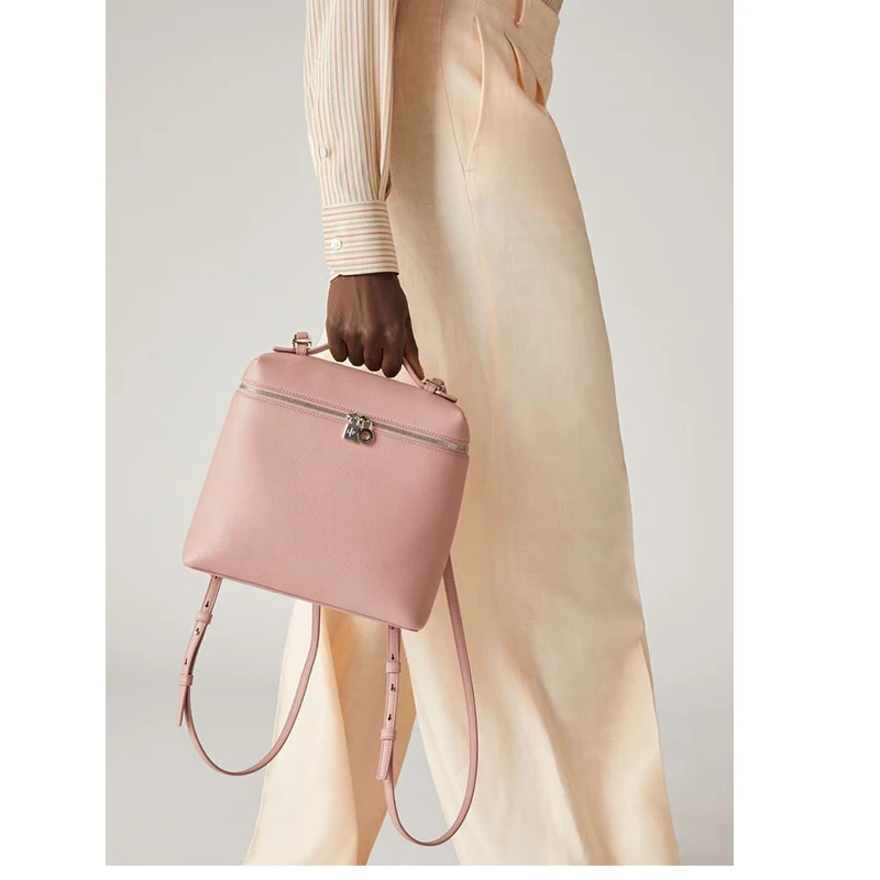 

2023 genuine leather Lcu with lychee logo L shoulder bag cowhide handbag backpack LP