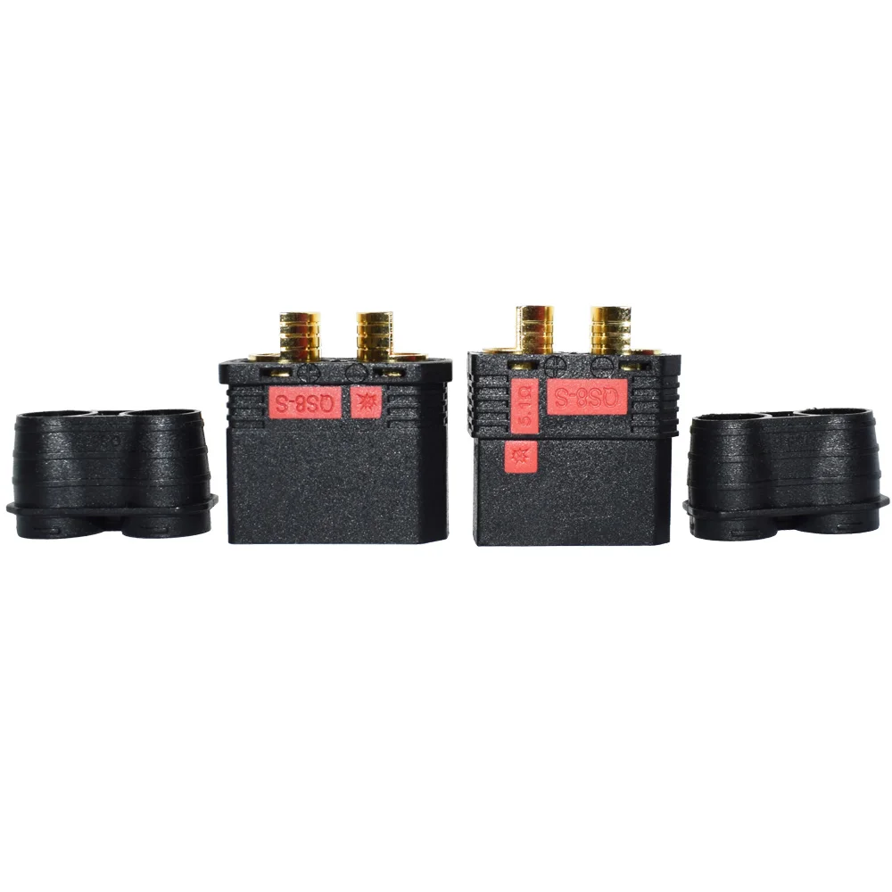 QS8 QS8-S Hochleistungs-Batterieanschluss, funkenfreier Goldanschluss, großer Stromstecker für RC-Pflanzenschutzdrohne, Automodell – Detail 12