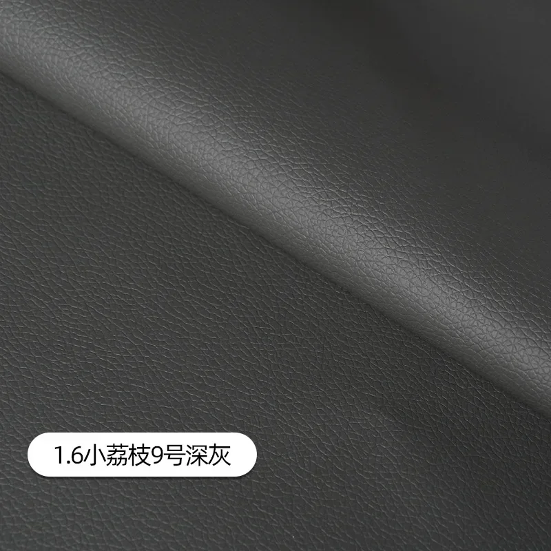 Luxurious Litchi Pattern Leather Fabric – Premium Upholstery Material for Car Interiors, Bags, Chairs, and DIY Projects – Waterproof and Durable, Sold Per Meter