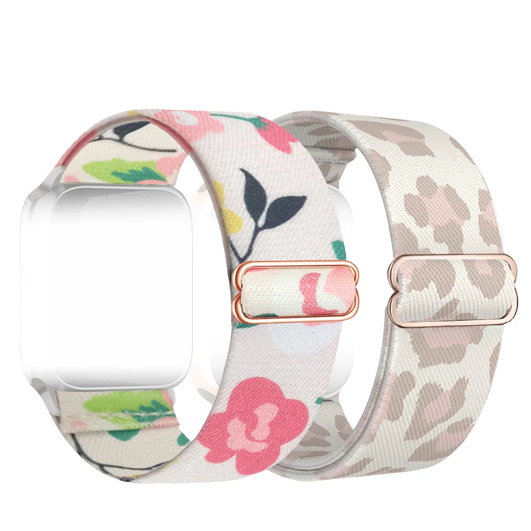ตัวเลือกสินค้า สายนาฬิกา Apple Watch ไนลอนพิมพ์ลาย ระบายอากาศดี