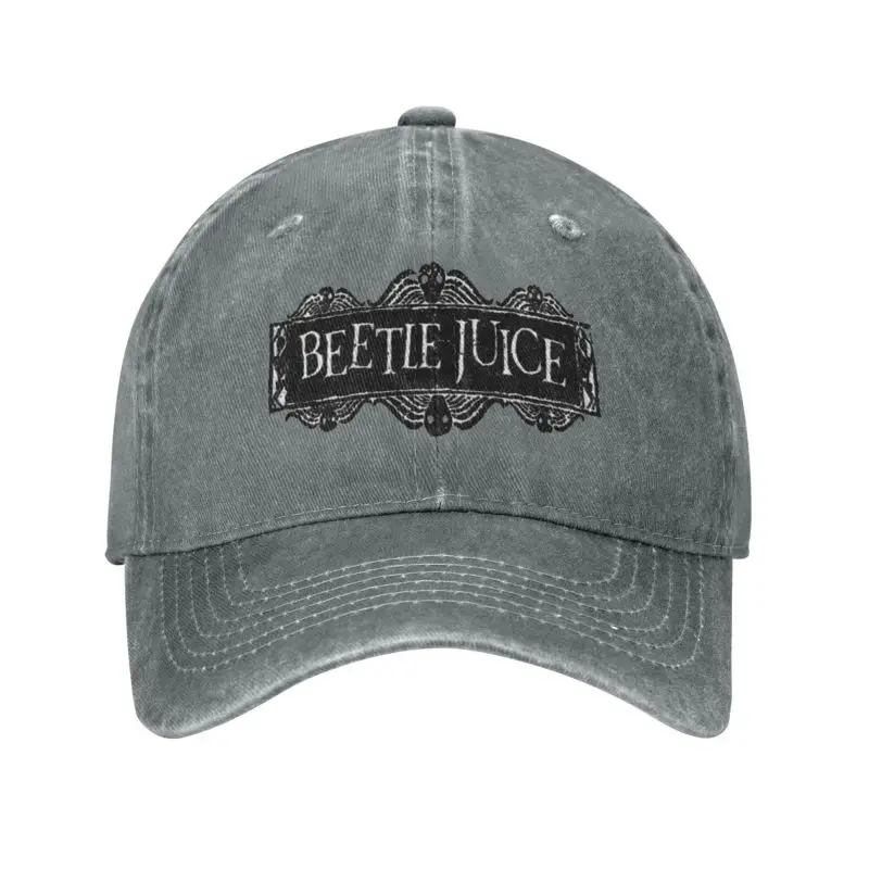 

Classic Unisex Cotton Beetlejuice Tim Burton Horror Movie Baseball Cap Adult Adjustable Dad Hat Men Women Outdoor
