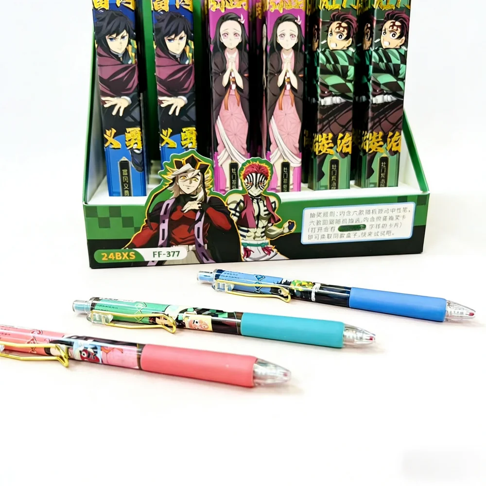 2026년 인기 일본 애니메이션 젤 펜, 검정 잉크, 코스프레 소품, 학생 선물, 남녀 공용