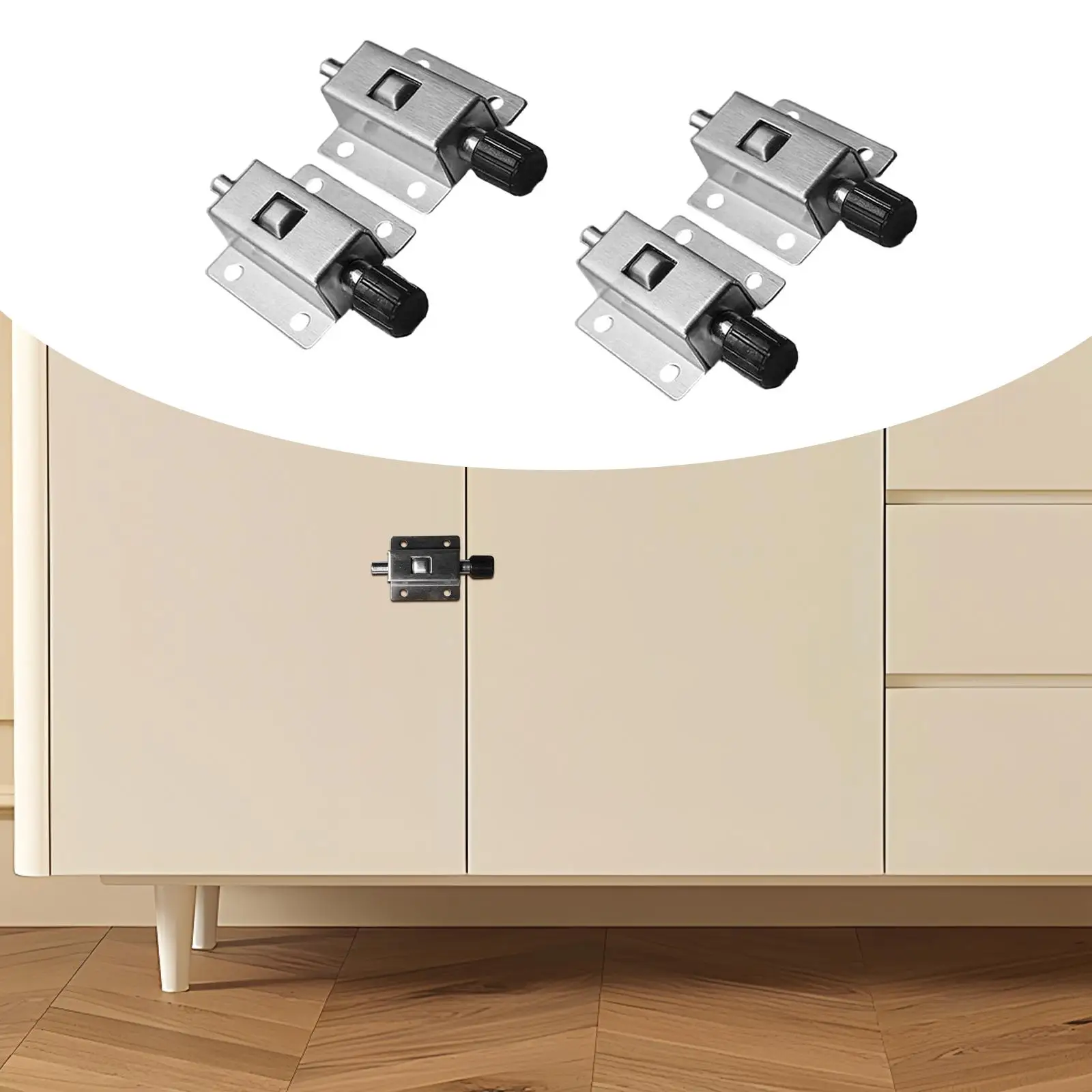 4x Door Latch Barrel Bolts Tools Gate Lock Replacement Heavy Duty Window Locks