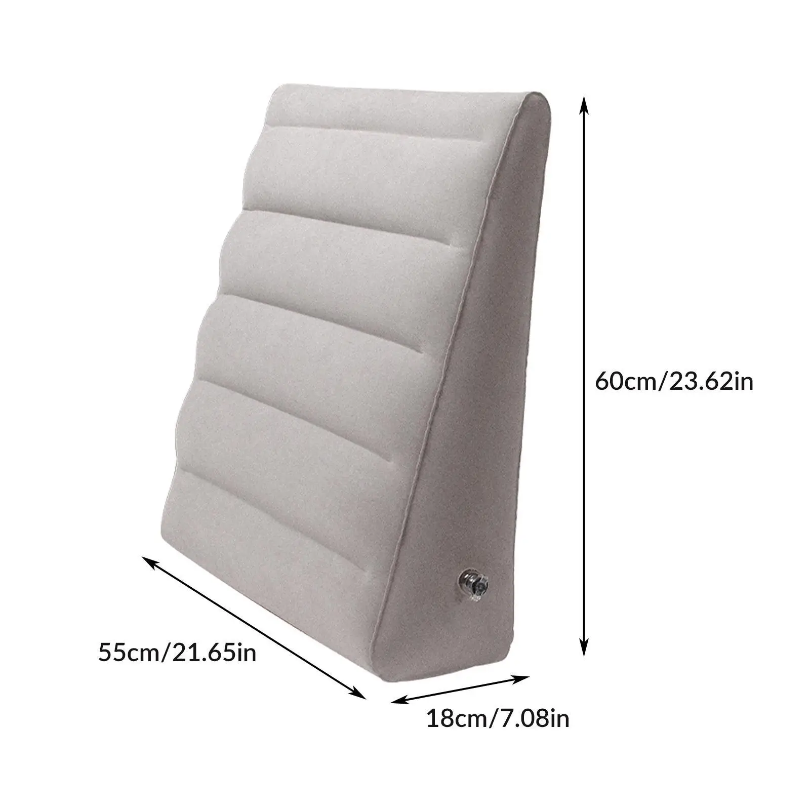 Blow up Wedge Pillow Head, Shoulder, Back, Leg Support Support for Home 6