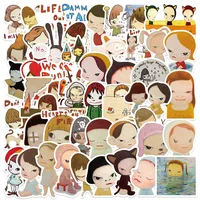 50PCS Japan Nara Yoshitomo Stickers Cute Decal Laptop Motorcycle Luggage Snowboard Fridge Phone Car Waterproof Sticker 1