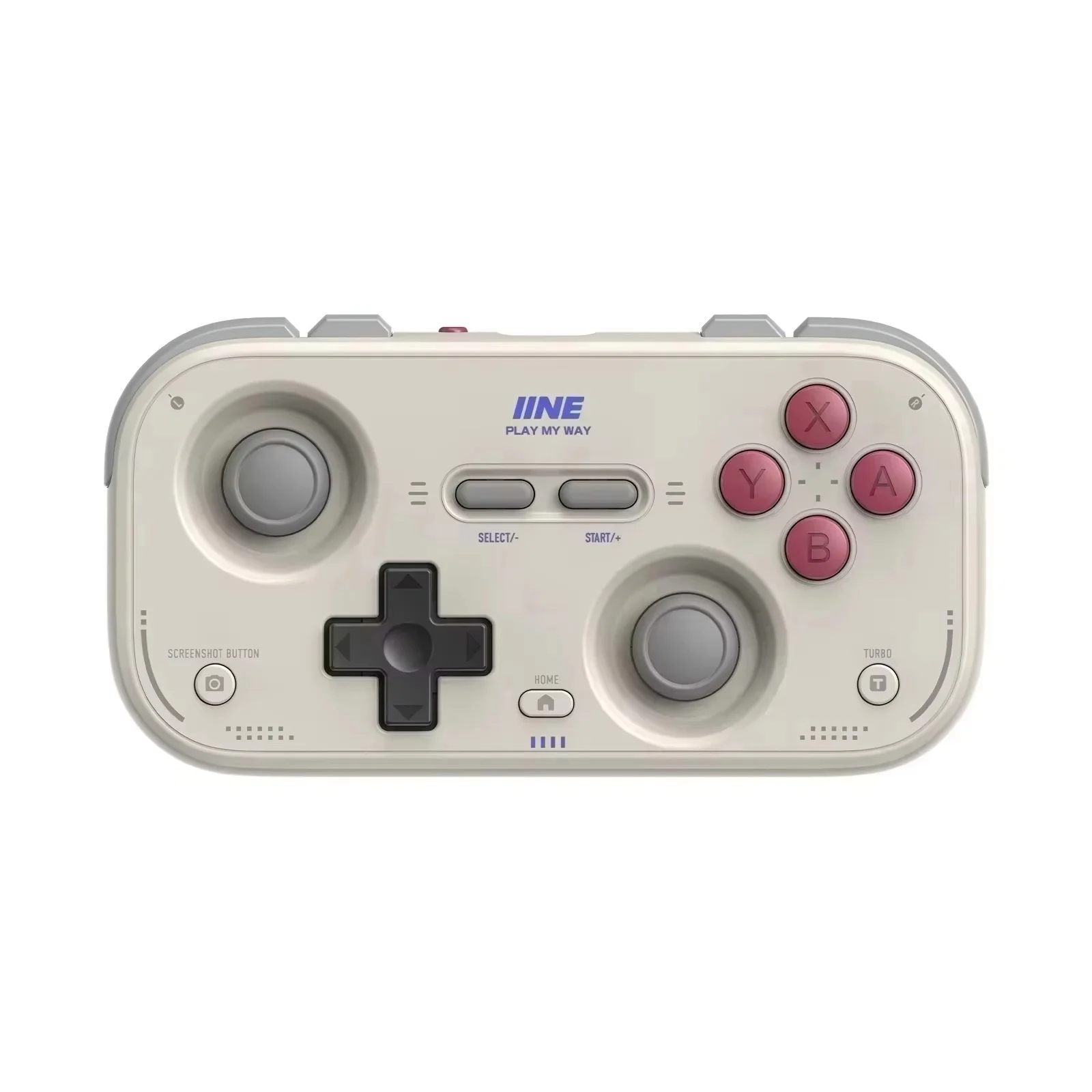 IINE Game Controller Retro Pocket Gamepad With 1000Hz Hall Joystick Portable Mini Streaming Simulator For Switch2/Switch/Lite