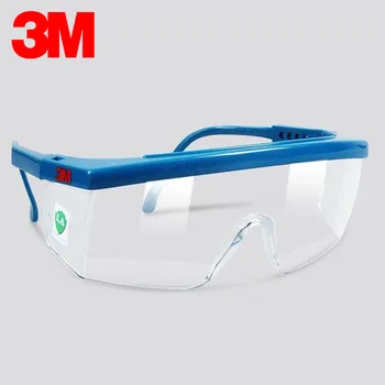 3M-gafas de seguridad 1711 genuinas, antiviento, antiarena, antipolvo, transparentes, protectoras 1