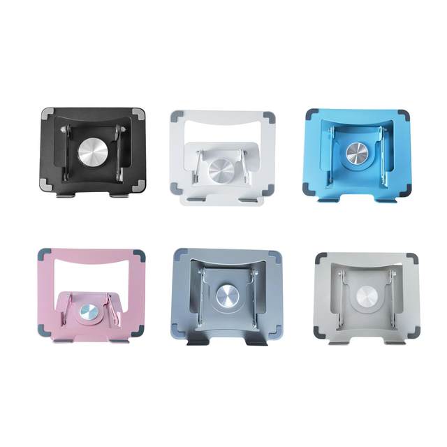 Foldable Laptop Stand Bracket Swivel Stand Laptop Holder Ergonomic Adjustable Height Sturdy Notebook Stand Computer Tablet Stand