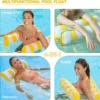 Inflatable Pool Floats Adult Water Hammock Pool Air Mattresses Bed 4in1 Pool Floaties Toys for Adults Swimming Pool Fun and Rest 2