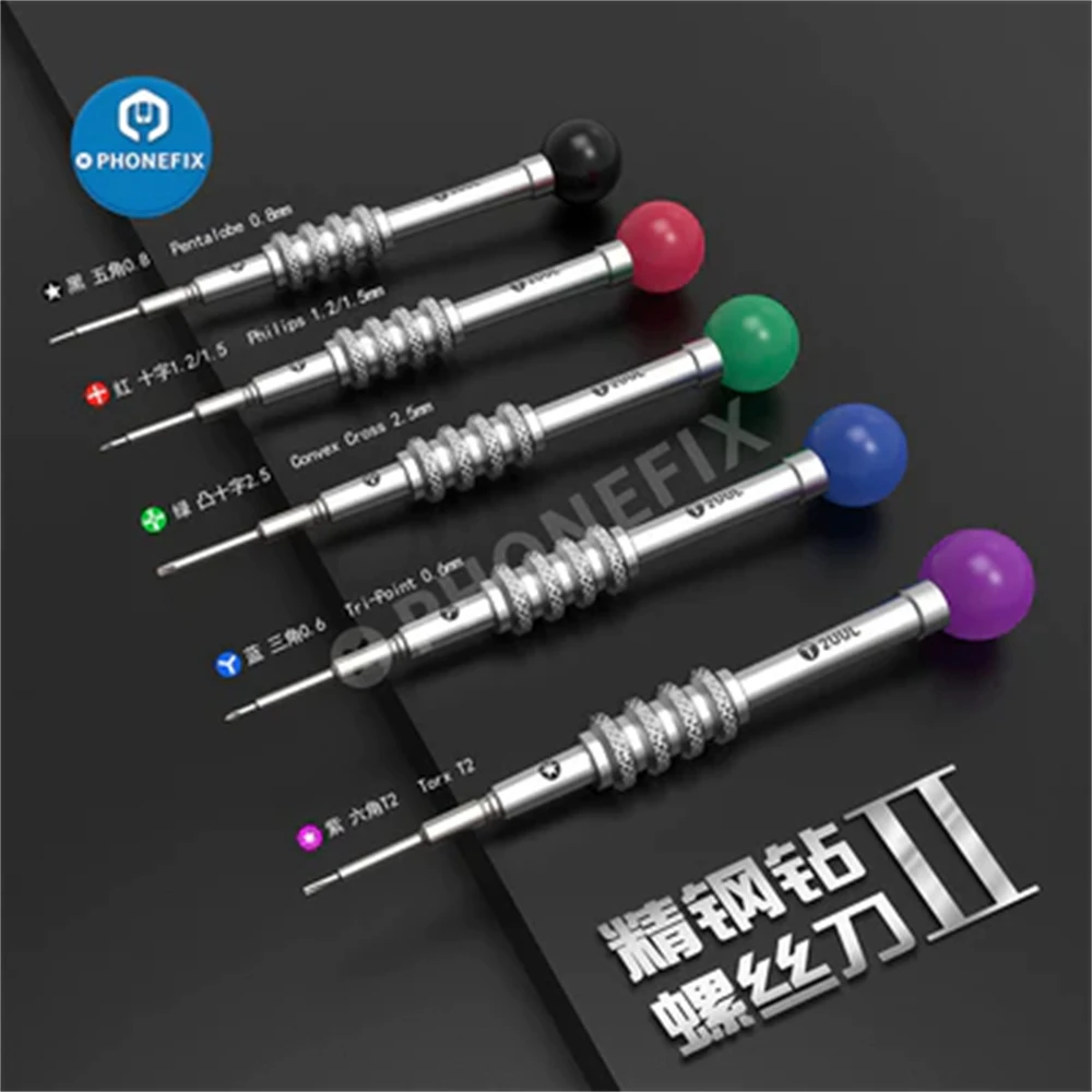 T*s様 UR2枚セット 2UUL Screwdriver Set T2 Y0.6 Pentalobe 0.8 Convex Cross Torx