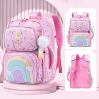 Cute Backpack For Primary School Student Stylish Portable Versatile Bag Breathable Preschool Books Bag Back To School Gift Girls 2