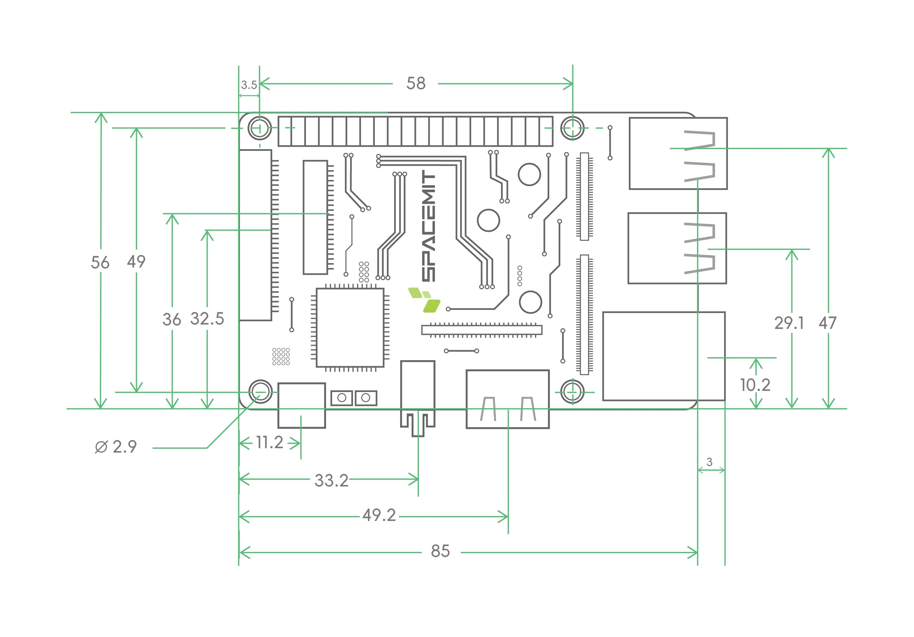 MUSEPiPro board SpacemiT M1 computer into the iterative time and space RISC-V do