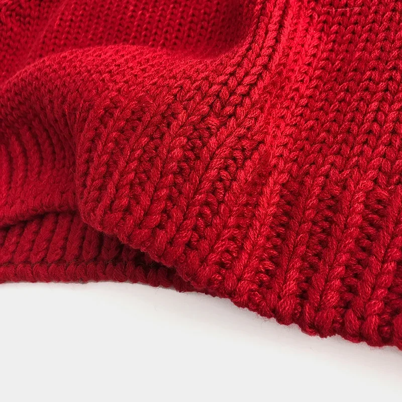 2025 새로운 가을 1-6Yrs 어린이 풀오버 탑  소년 소녀 스웨터 크리스마스 어린이 의류 캐주얼 루즈 풀오버 스웨터