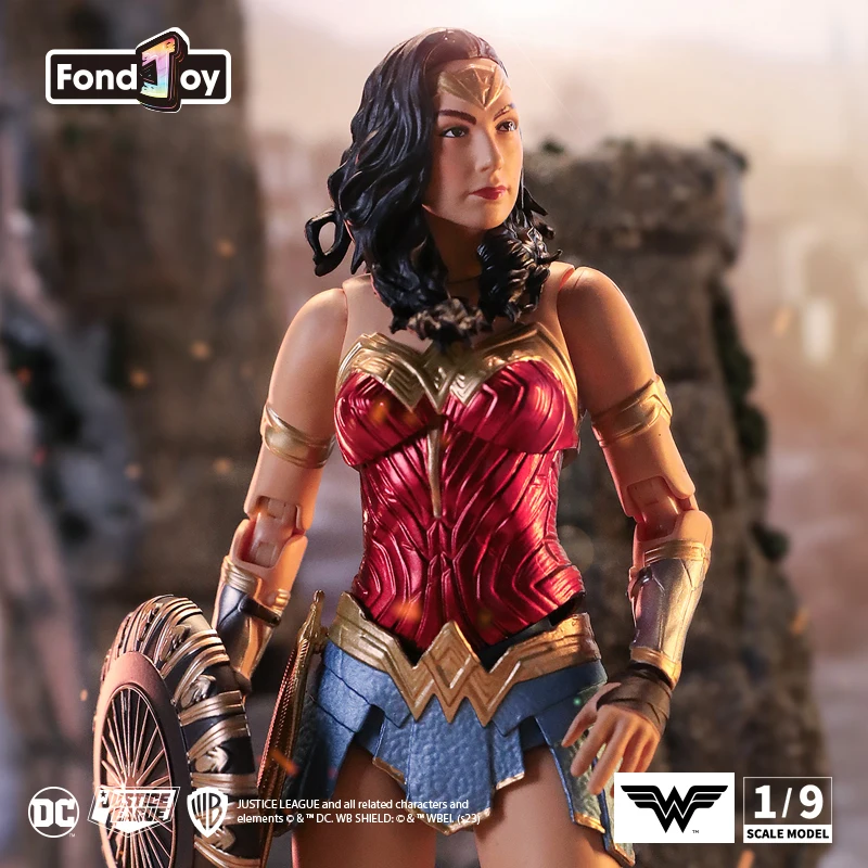 

Fondjoy Authentic DC Justice League Magical Woman Superman Hands on 1/9 Model Doll Collection Gift