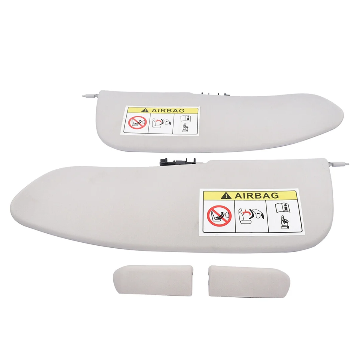 

1Pair Left & Right Sun Visor Set 1613251480 for Citroen C3 II 1.0 1.1 1.2 1.4 1.6 2009-2016