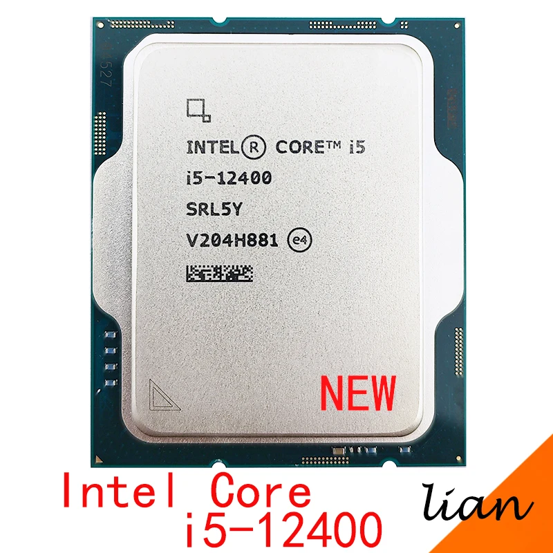 Intel Core I5-12400 I5 12400 2.5 Ghz 6-core 12-thread Cpu Processor ...