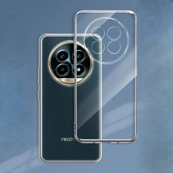 Clear Transparent Soft TPU Silicone Protective Case Cover for Realme 13ProPlus (Clear)