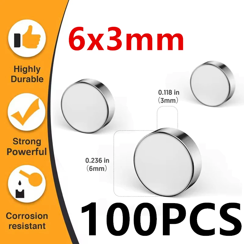 Ultra-Strong Round Magnet for Home, Office, and Craft Decor
