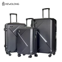 Ensemble de 3 valises rigides à roulettes, bagages légers avec serrure TSA pour les voyages d'affaires, 20/24/28 pouces, livraison rapide 1