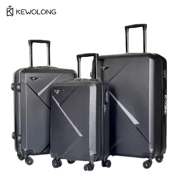 Ensemble de 3 valises rigides à roulettes, bagages légers avec serrure TSA pour les voyages d'affaires, 20/24/28 pouces, livraison rapide 1