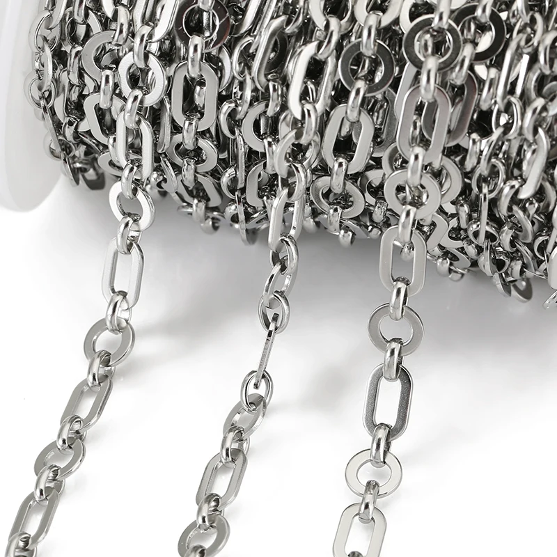 1 Meter Stainless Steel Punk Hip Hop Handmade Chain