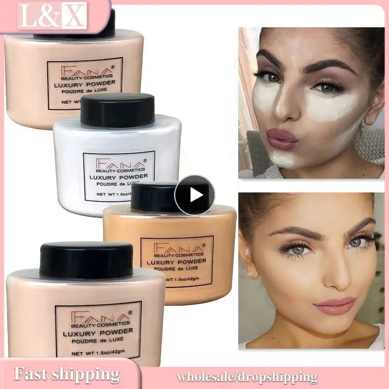 Banana Powder Lasting Invisible Pore Loose Powder Brighten Oil Control Face No Smudge Easy To Wear Women Makeup Concealer