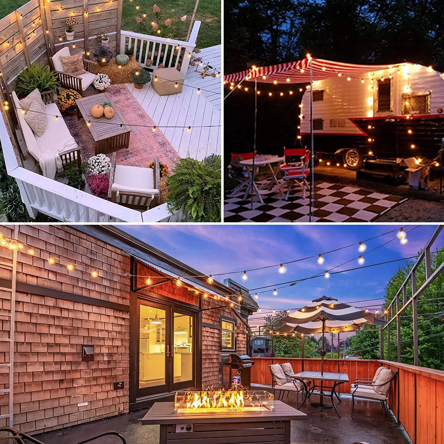 Decorating the Patio With Fairy Lights