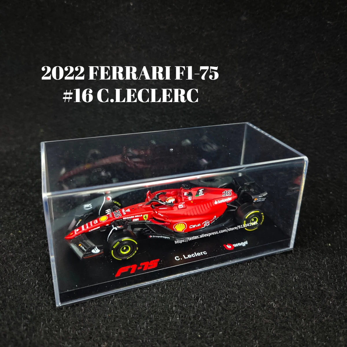 Bburago New F1 2022 Car Model, Scale 1:43 Ferrari F1-75 Leclerc Saniz Alfa Romeo Mclaren Mercedes Red Bull Racing Formula 1 Toy bburago 1 43 ferrari 2022 f1 75 sf21 16 f1 formula car die cast vehicles collectible model racing toys