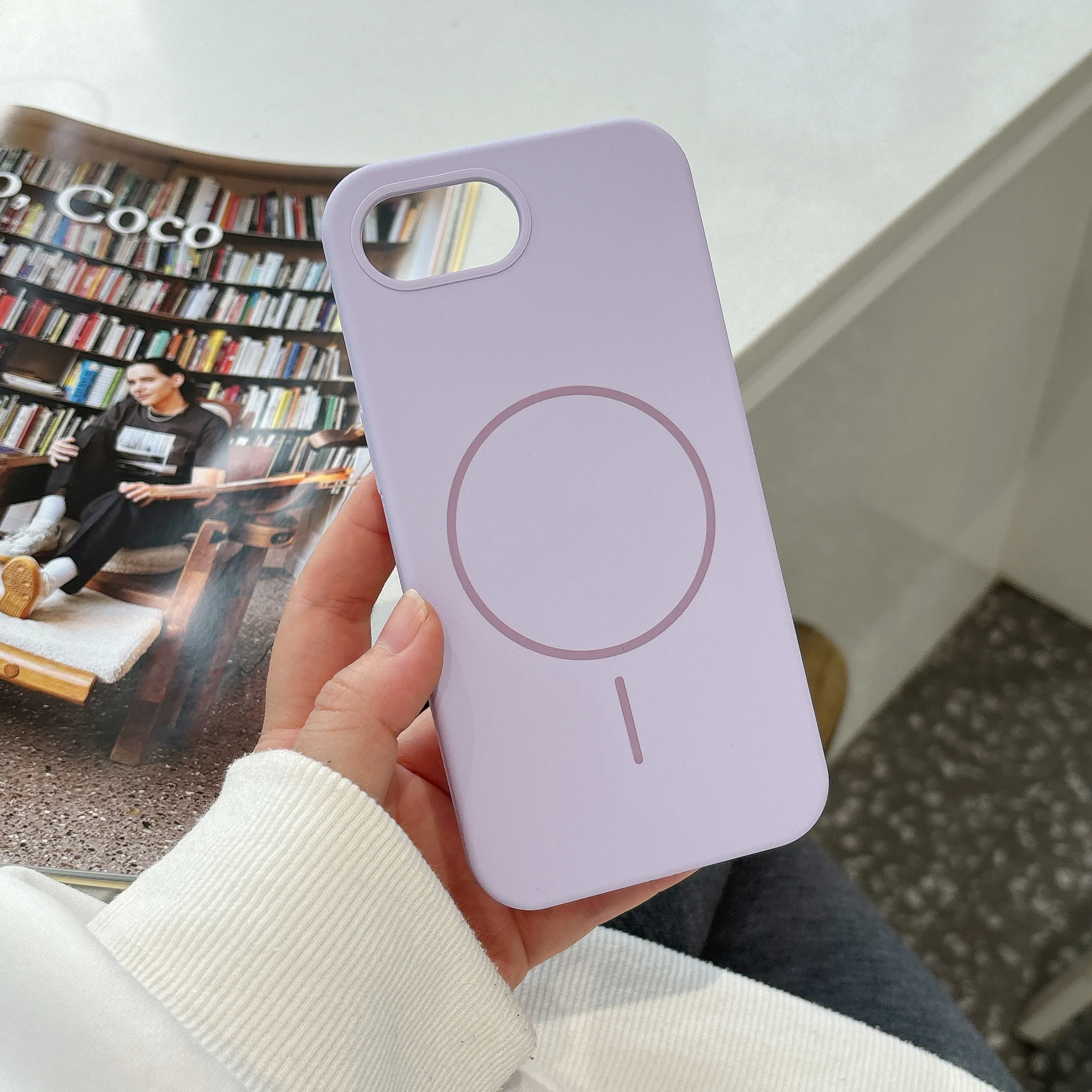 Magnetic Matte Soft Cover with Liquid Silicone