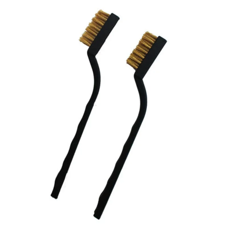 6pcs/set Mini Metal Remove Rust Brushes Brass Cleaning brushes Polishing Metal Brushes Cleaning Tools Home Kits wire brush 3