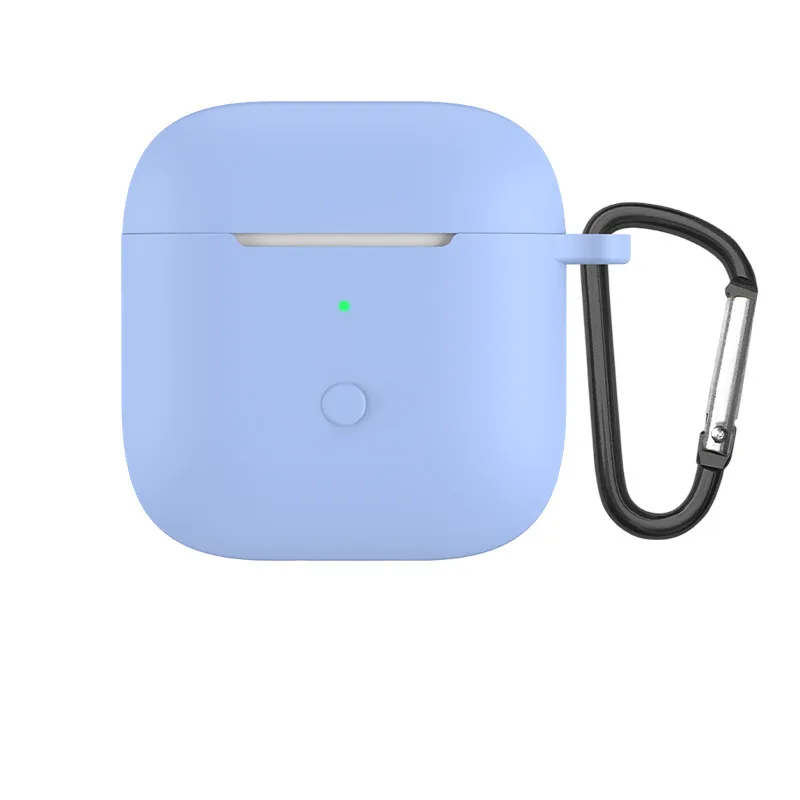 Silicone Bloothooth Earphone Cover For Xiaomi Redmi Buds 3 case Protective Shell For Redmi Buds 3 Headphone чехол with hook 