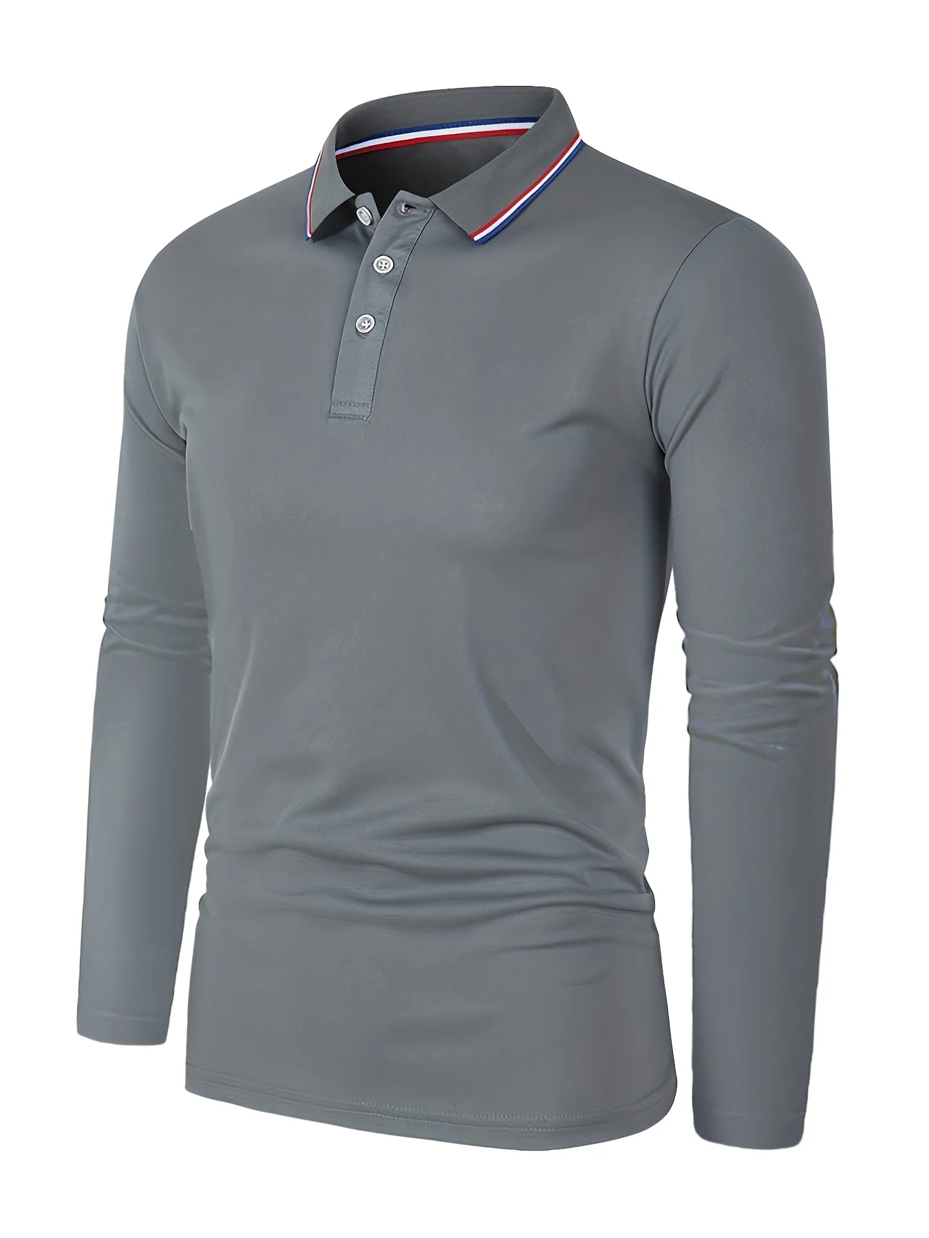 Herren-Business-T-Shirt für Herren Frühling und Herbst lässig atmungsaktiv bequem Polo-Shirt – Detail 19