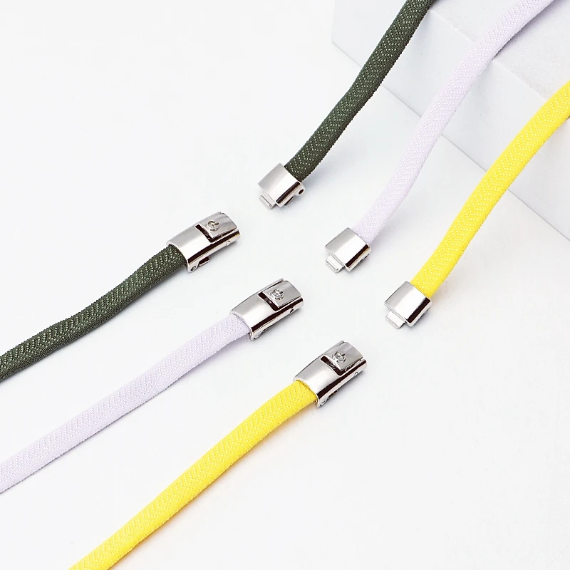 اضغط على أربطة الحذاء بدون أربطة بعرض 8 مللي متر ر...