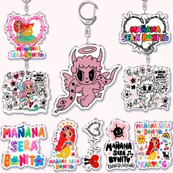 Singer KAROL G Key Chain Key Ring for Accessories Bag MAÑANA SERÁ BONITO BICHOTA SEASON Pendant Keyring Chains Keychains Gifts