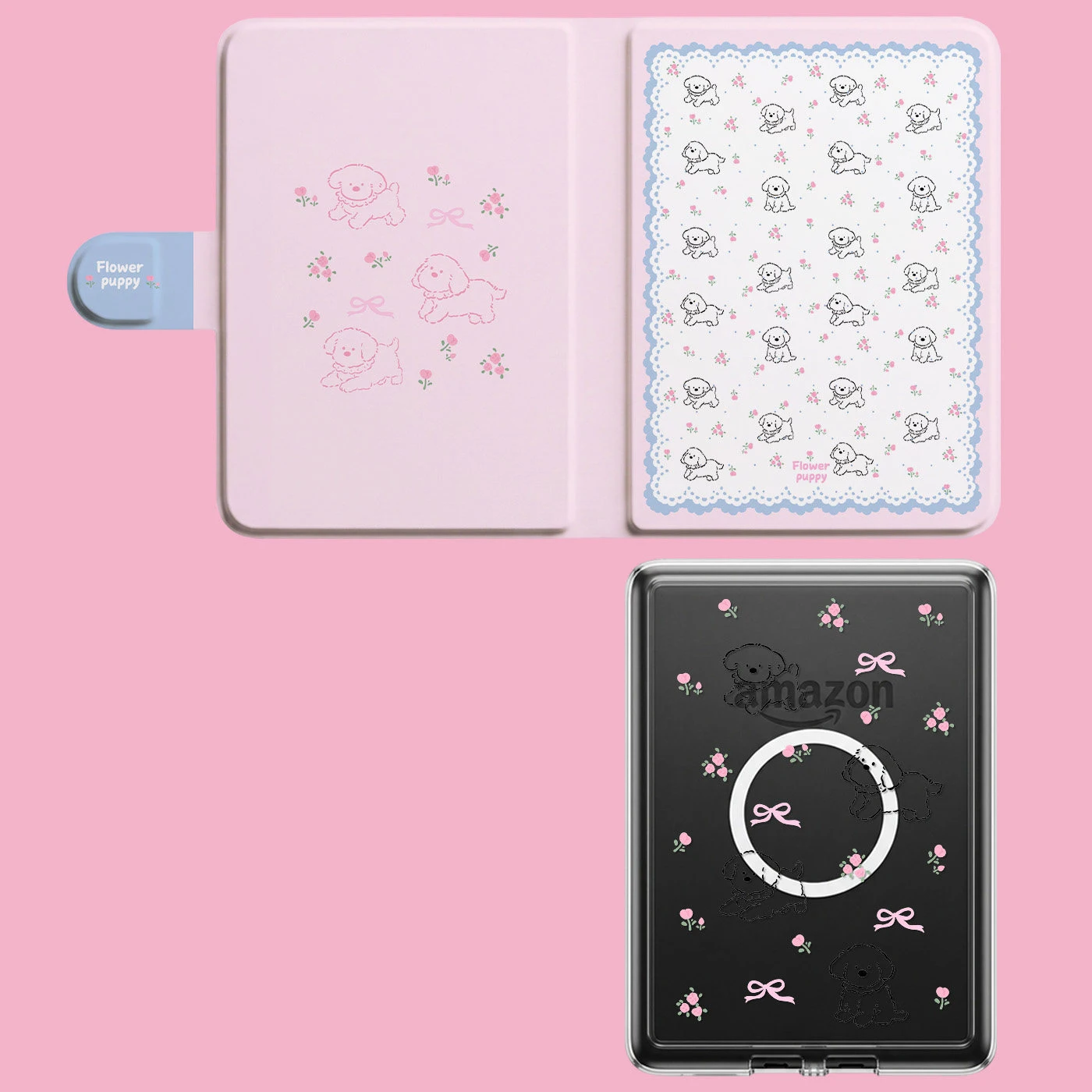Versatile Kindle Case with Magnetic Detachable Cover and Auto Wake/Sleep Feature