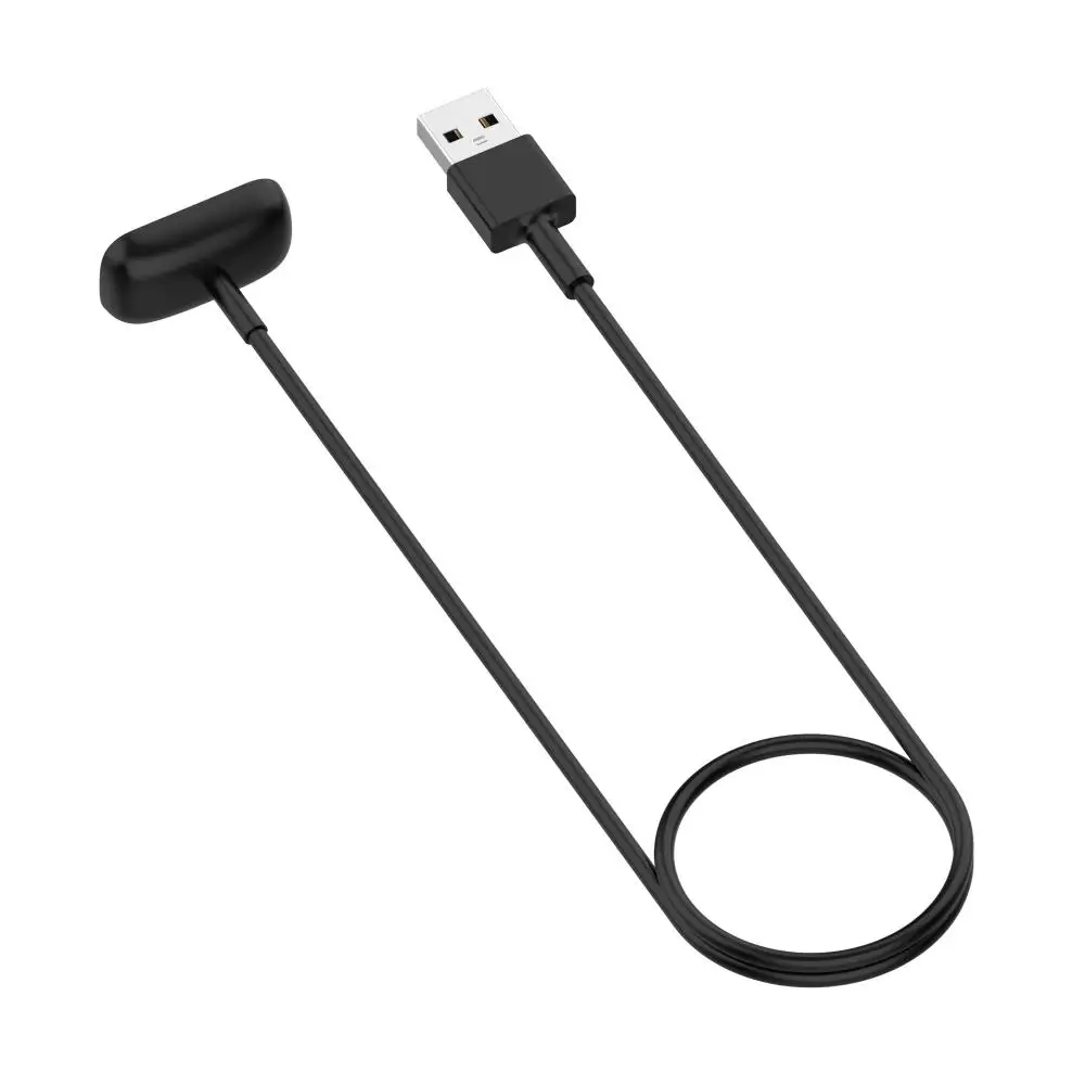 Фото Usb-адаптер для зарядного устройства, быстрая зарядка, 360 °, магнитное зарядное устройство на присоске для Fitbit Luxe, умный Браслет, 1 м №4