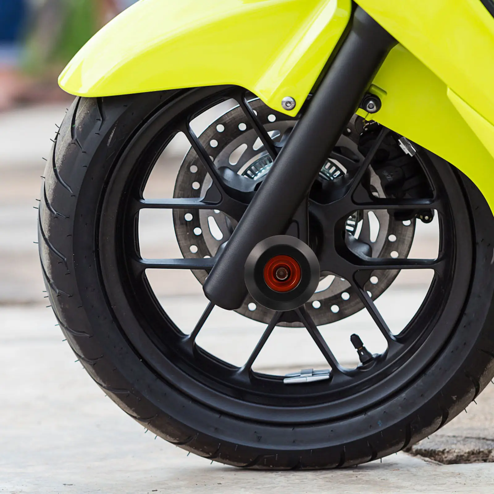 1세트 전후방 오토바이 포크 프레임 슬라이더 보호대 충격 흡수 충돌 방지 장치 오토바이 부품 액세서리 내구성 있는 ABS